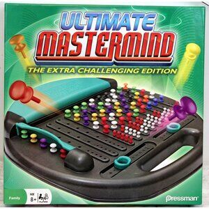 2010 Ultimate Mastermind Game Extra Challenging Edition Skill Peg Multicolor